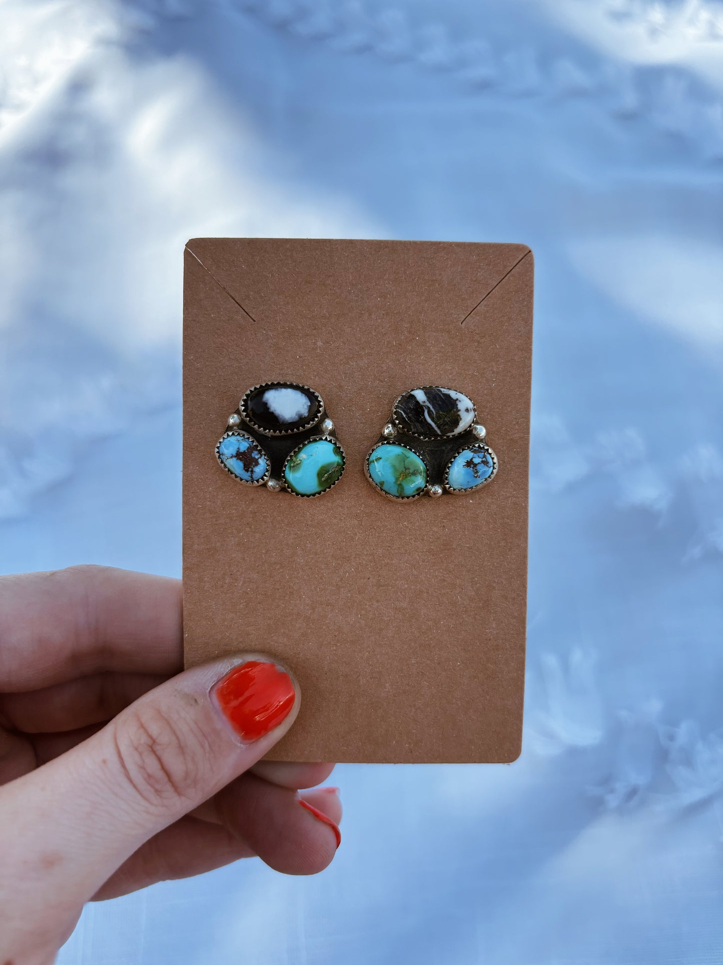 Golden Buffalo Earrings