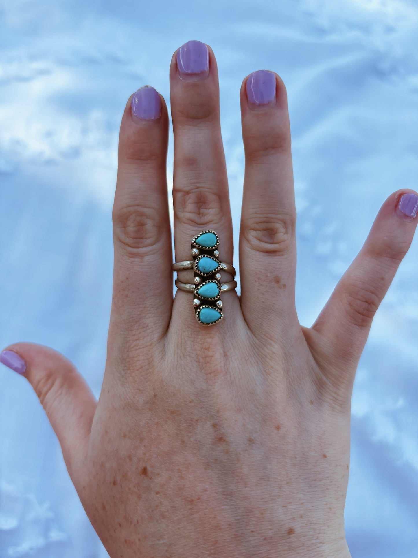 Turquoise Trail Ring (adjustable)
