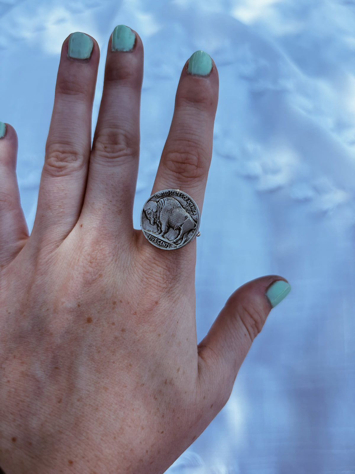 Buffalo Nickel Ring (adjustable)