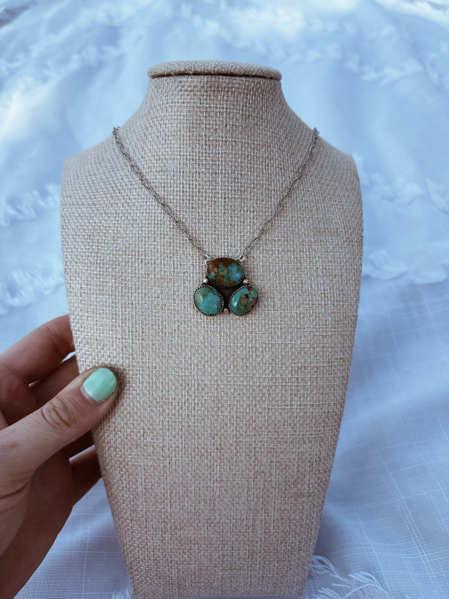 Blue Petals Necklace