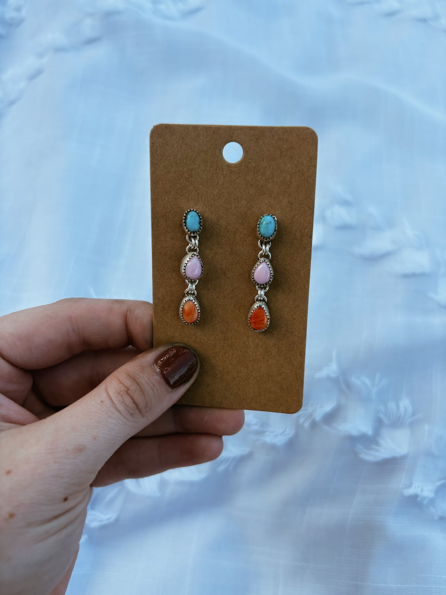 Rainbow Drop Earrings