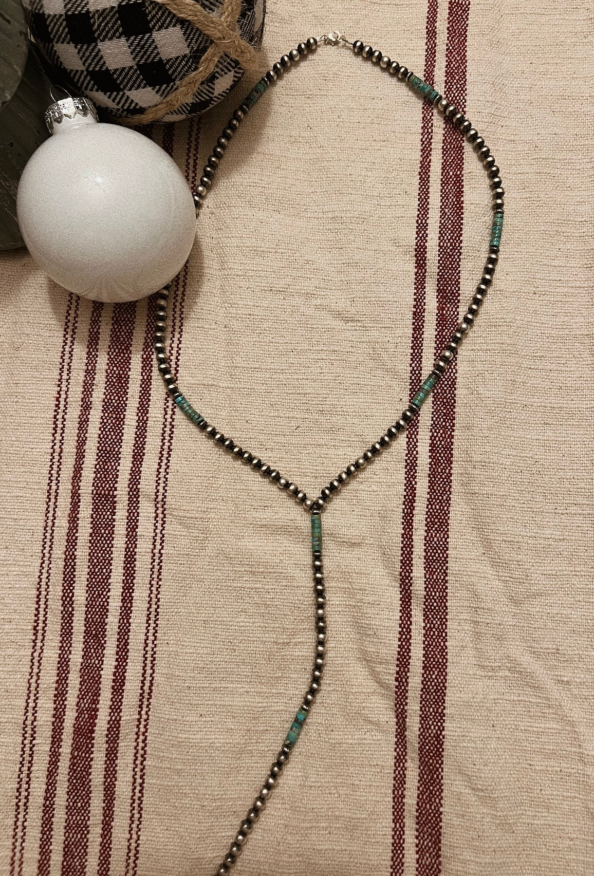 Turquoise Holiday Lariat
