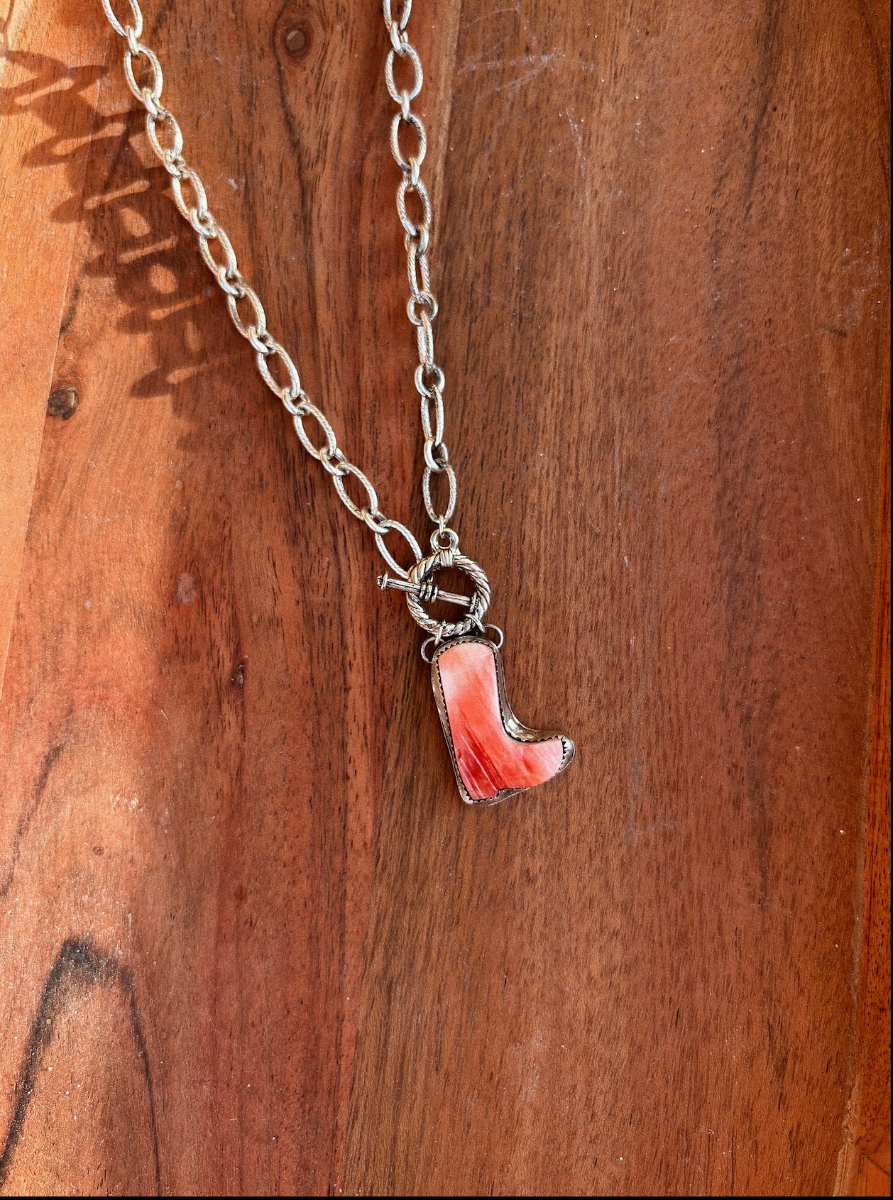 Cowboy Boot Necklace