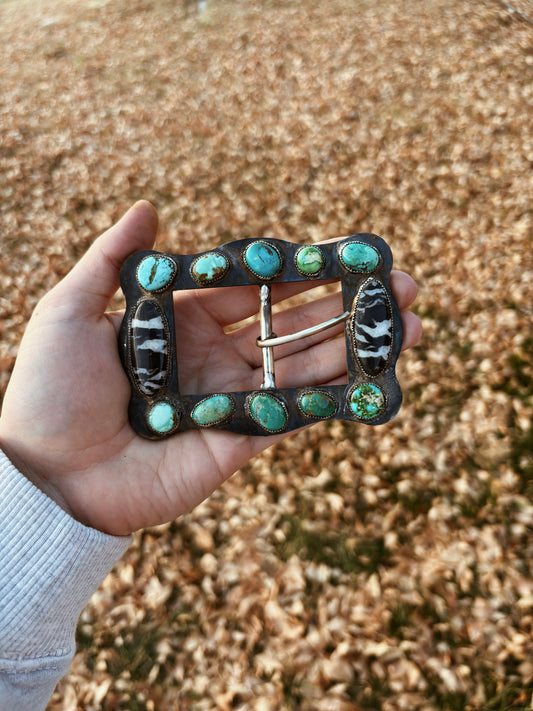 Zebra Turquoise Buckle