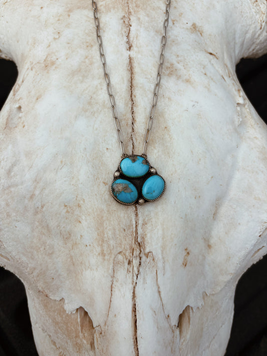 Blue Petals Necklace