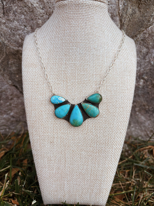 Ray of Turquoise Necklace
