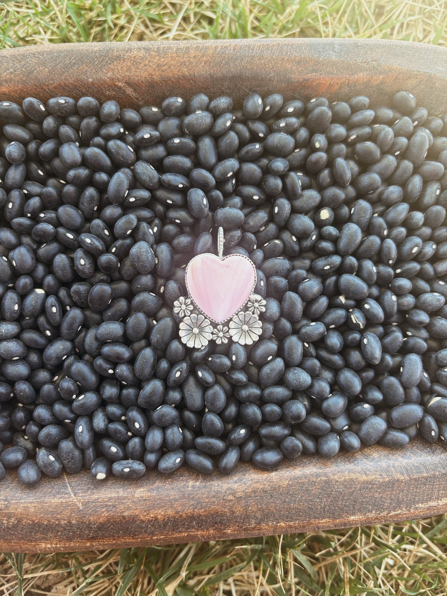 Pink Flowers Pendant