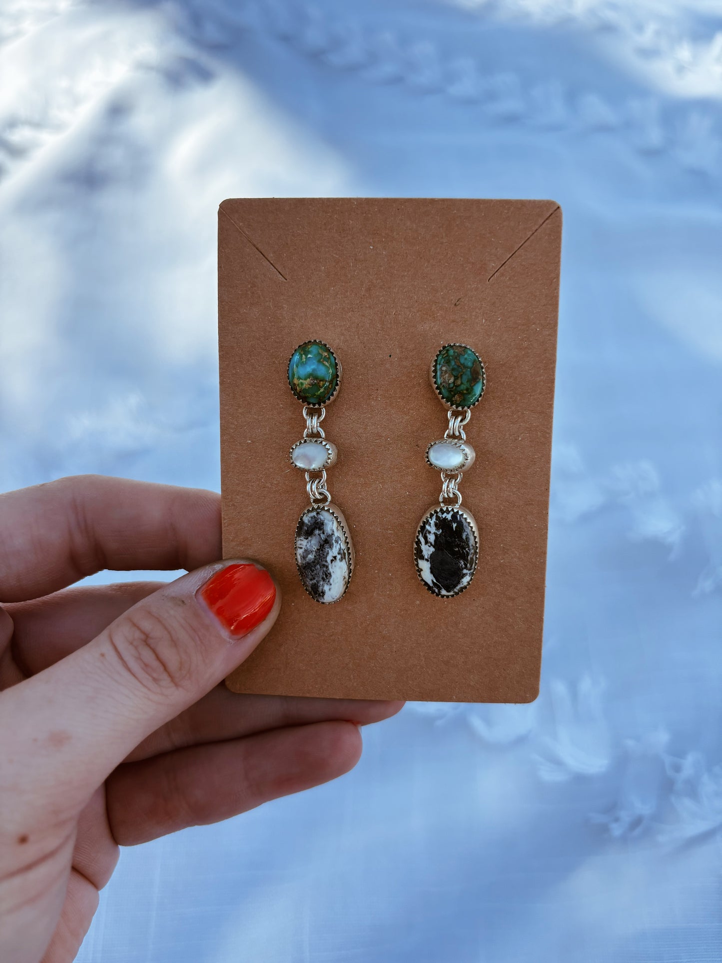 Buffalo Mountain Dangle Earrings