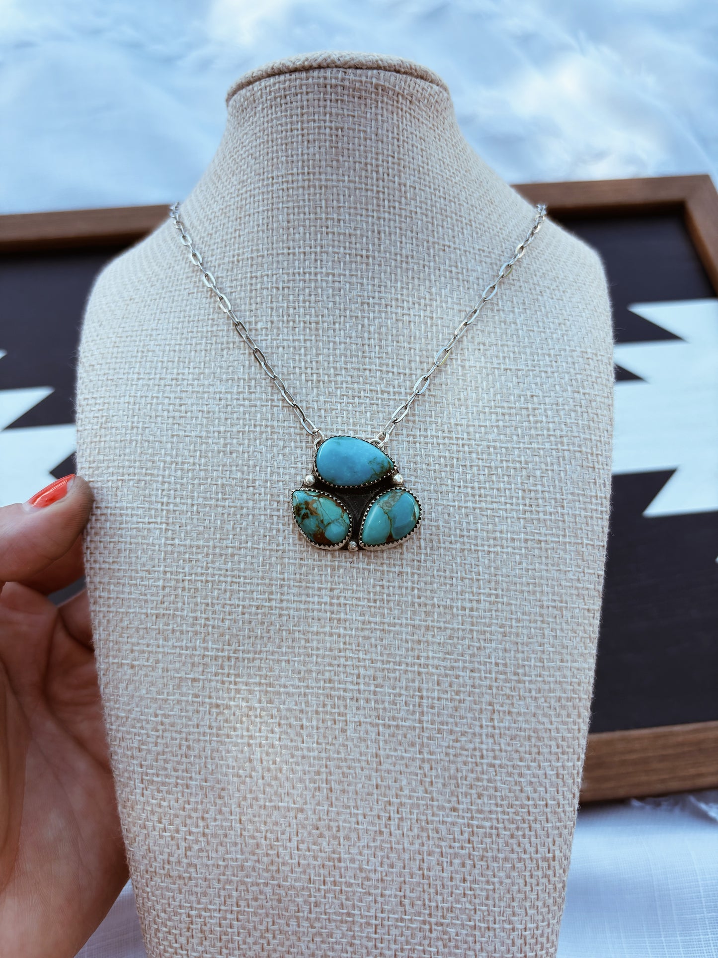 Blue Petals Necklace