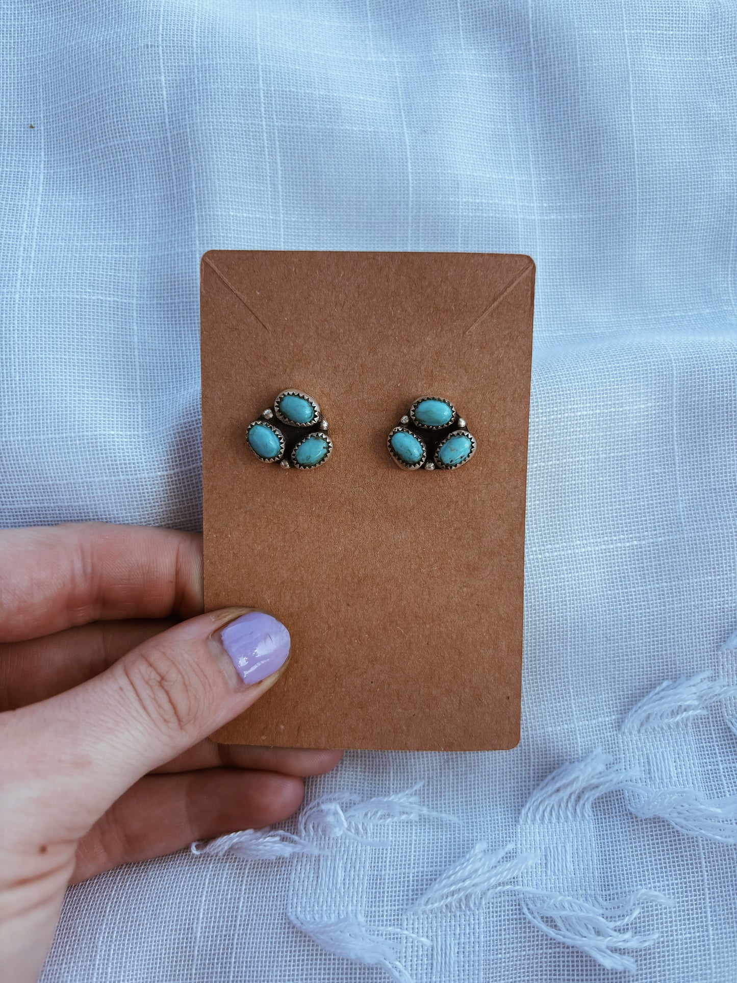 Blue Petals Earrings