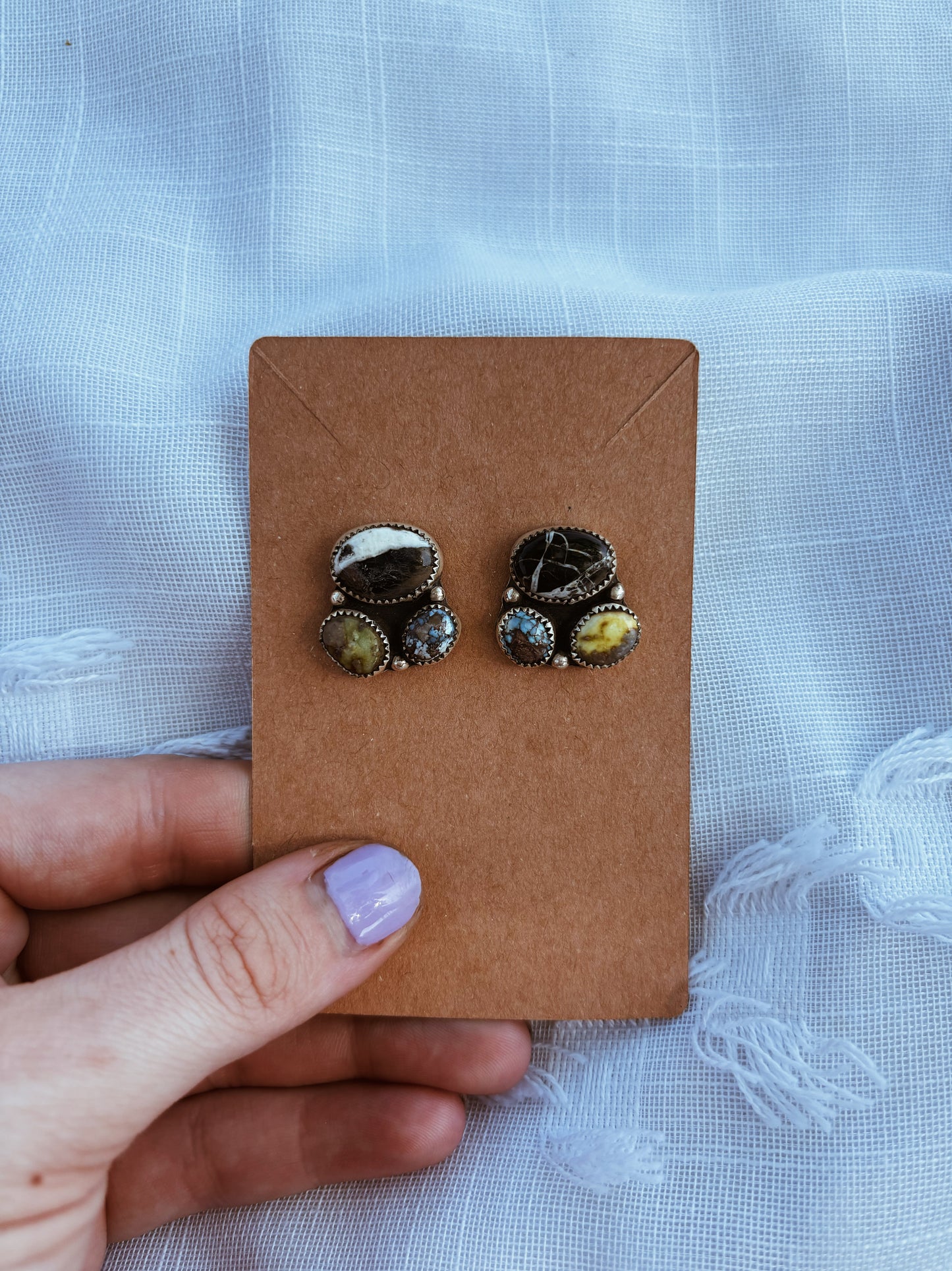 Golden Buffalo Earrings