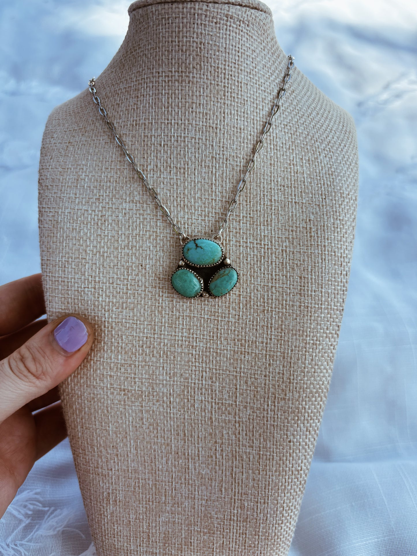 Blue Petals Necklace