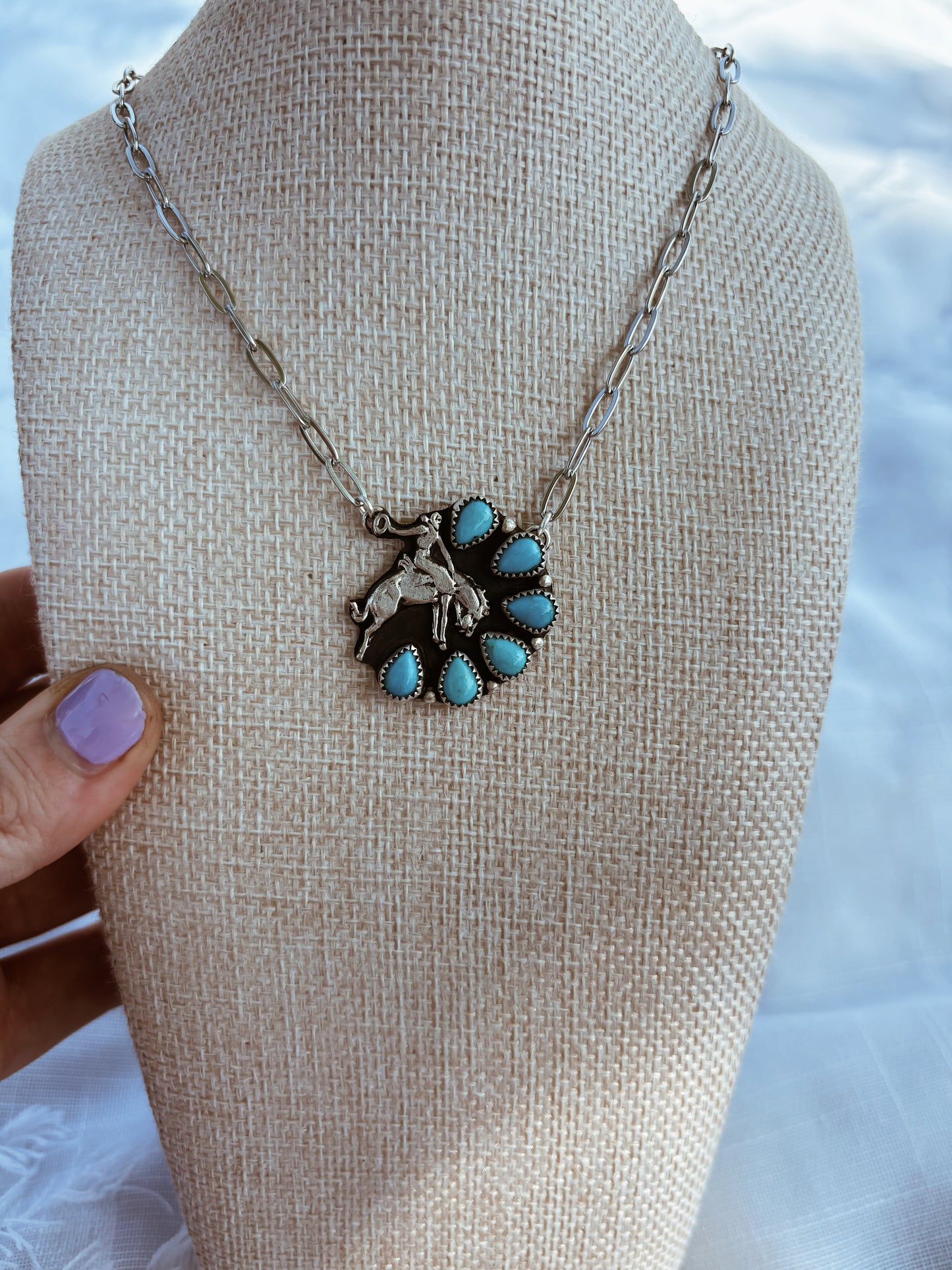 Bronc Rider Necklace