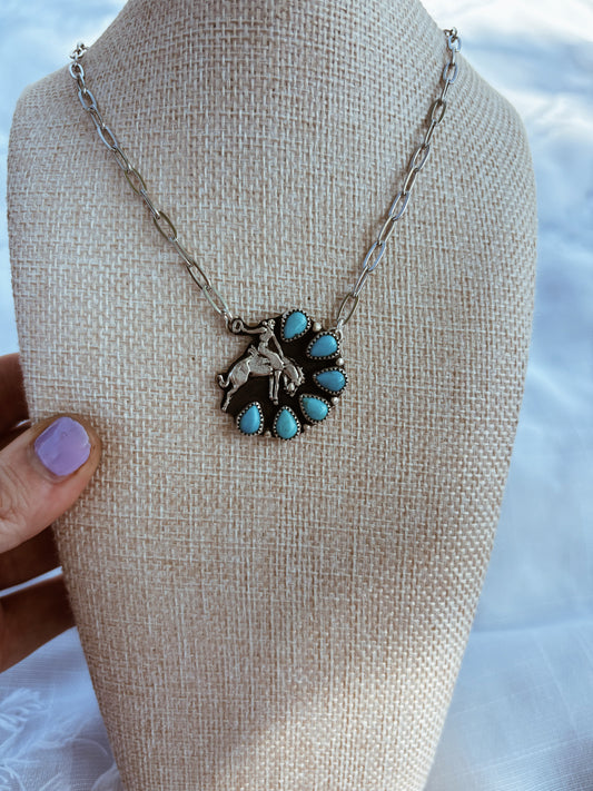 Bronc Rider Necklace