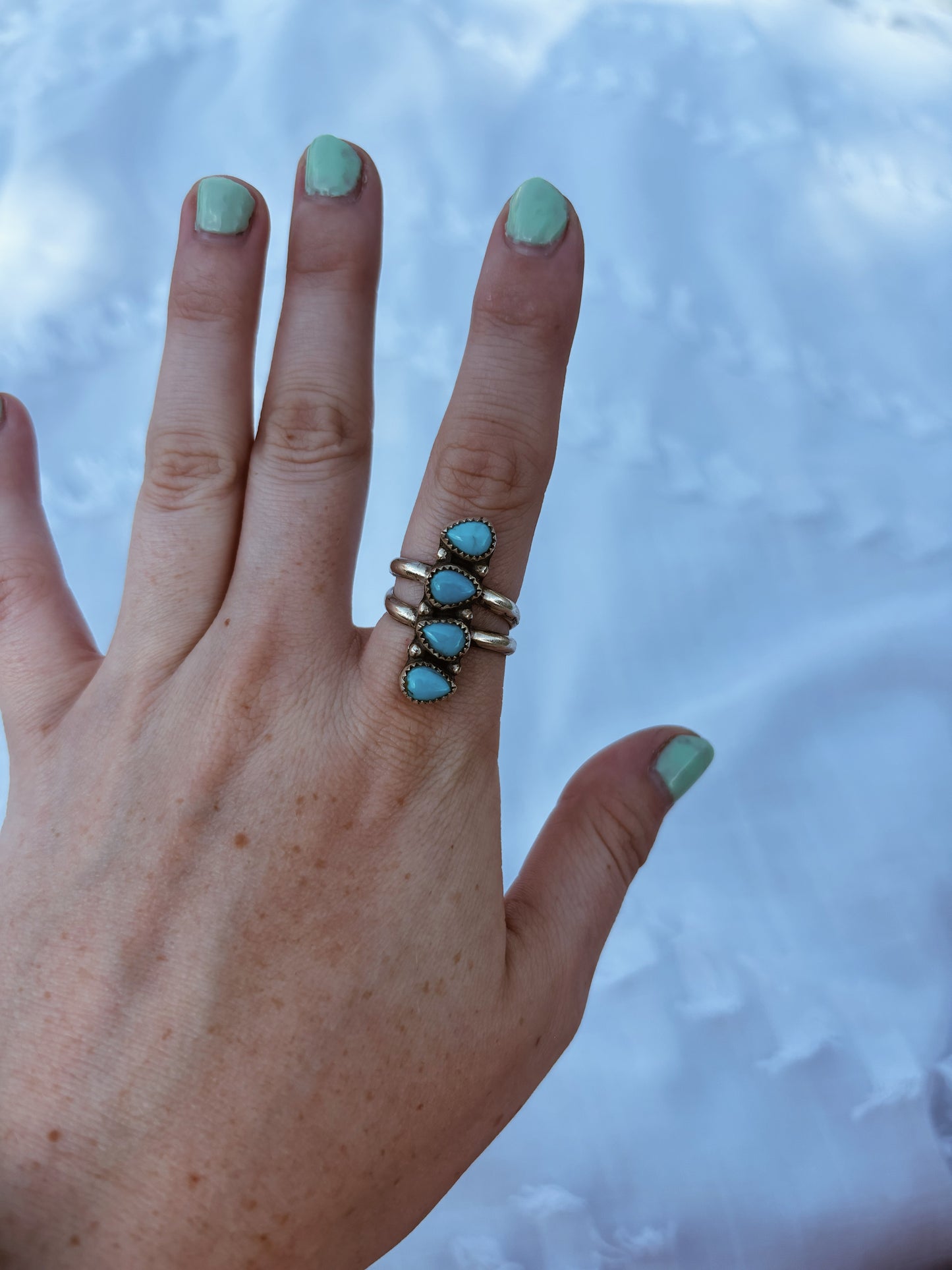 Turquoise Trail Ring (adjustable)