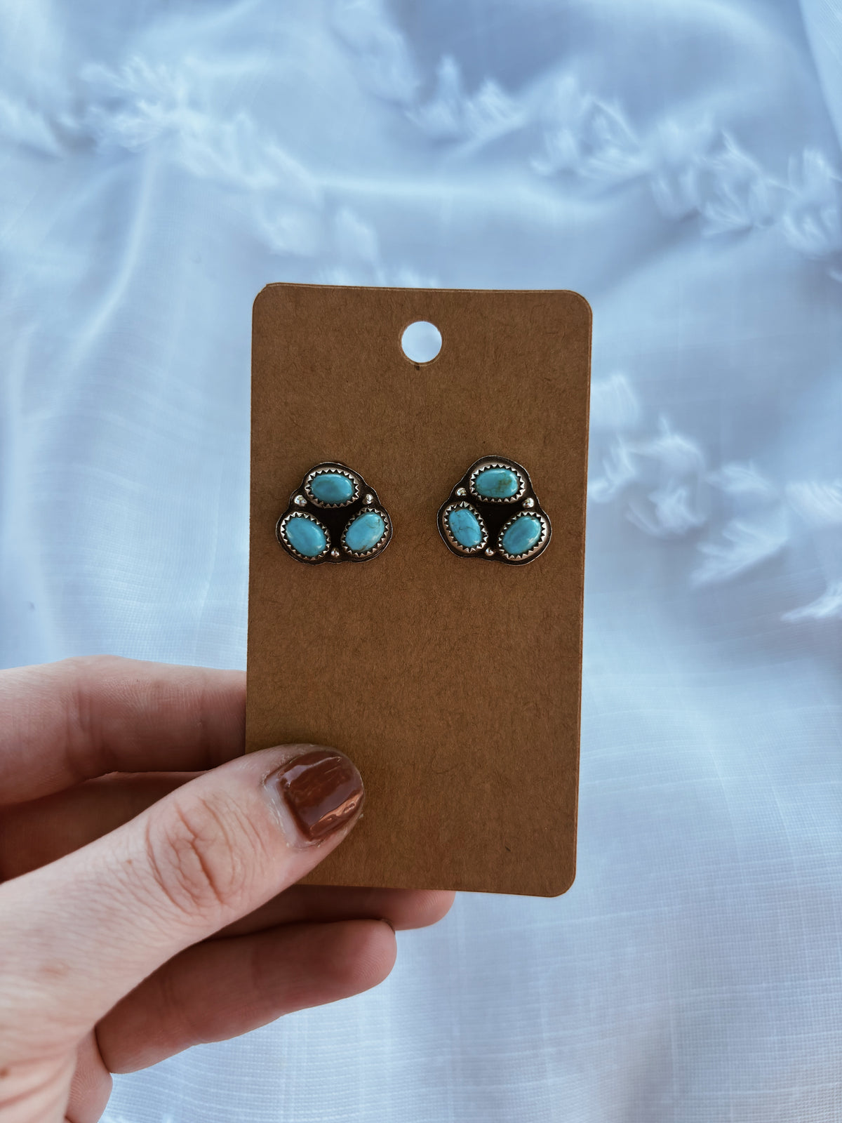 Blue Petals Earrings