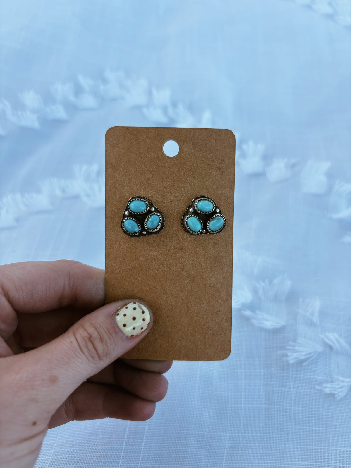 Blue Petals Earrings
